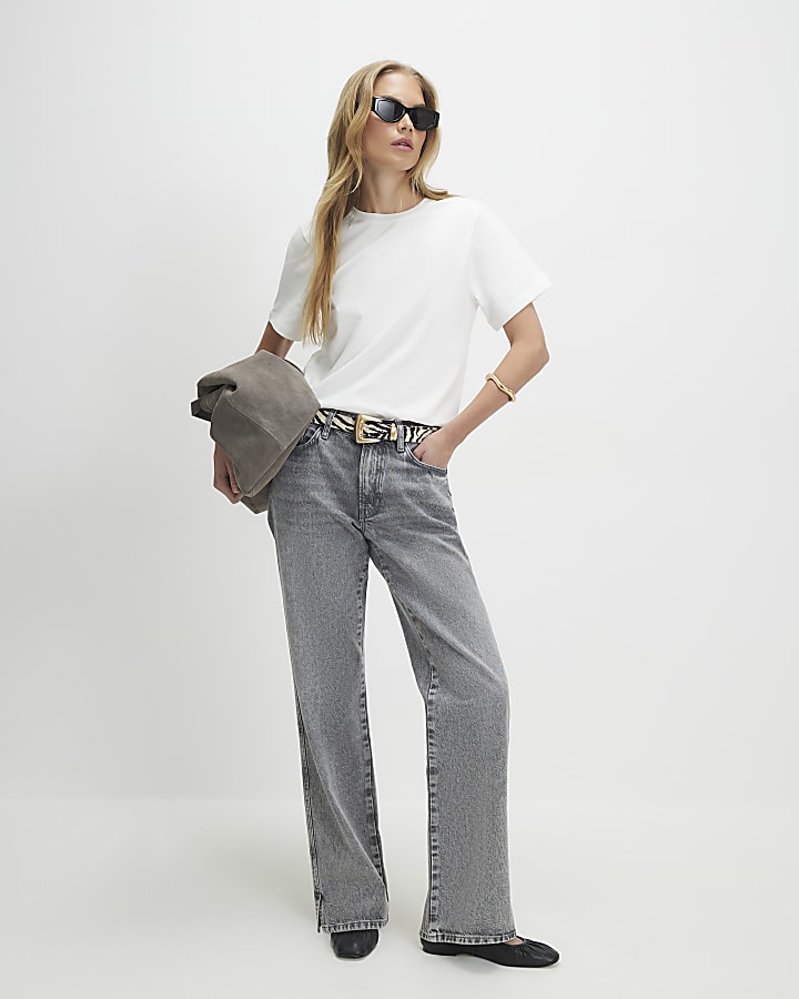 White Slim Fit T-Shirt