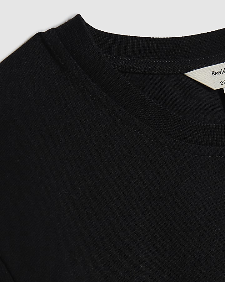 Black Short Sleeve Slim Fit T-shirt