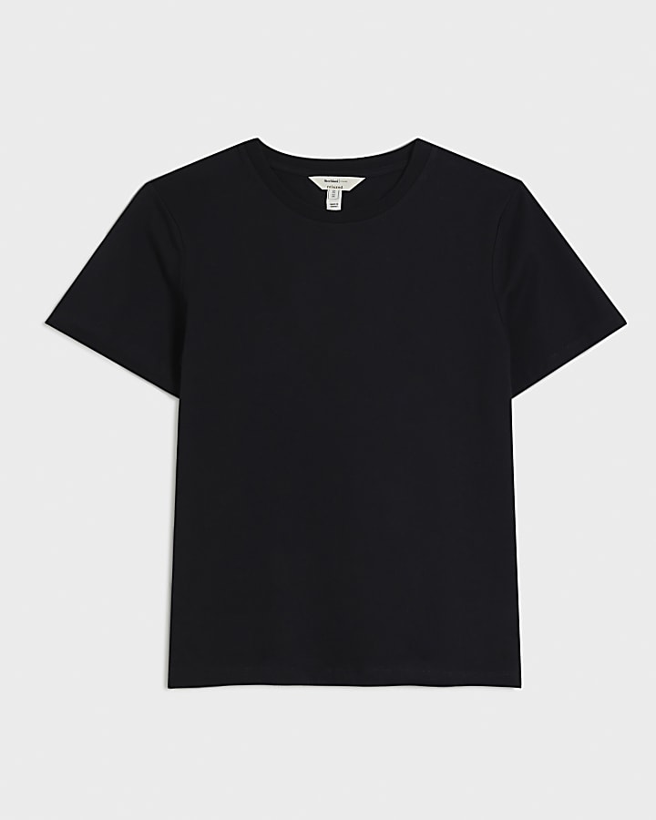Black Short Sleeve Slim Fit T-shirt