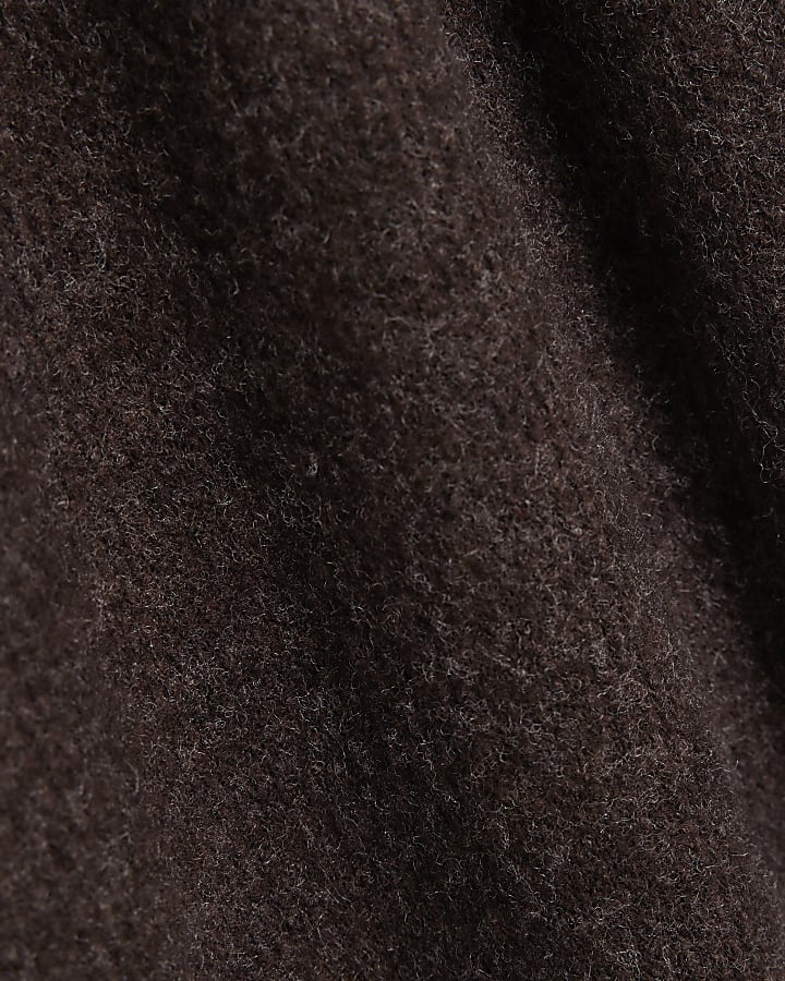 Brown Cosy Balloon Leg Joggers