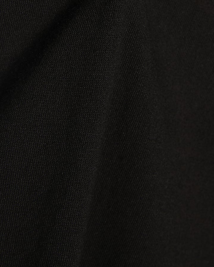 Black T-Shirt and Trousers Set