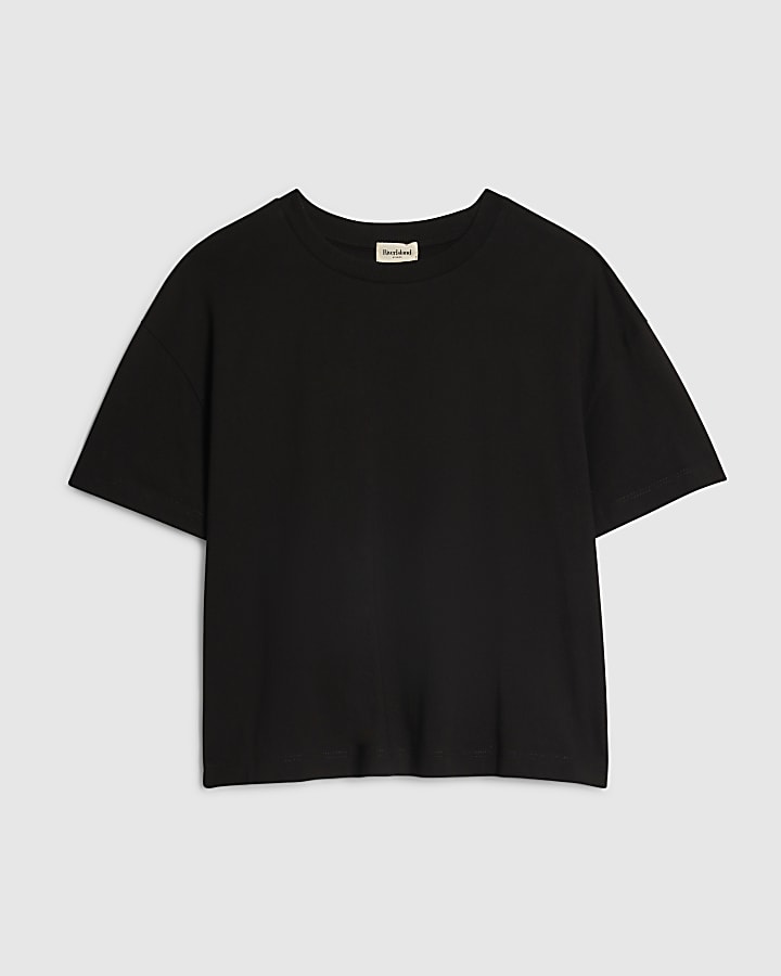 Black T-Shirt and Trousers Set