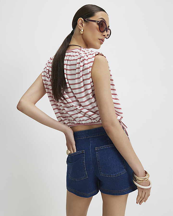 Blue Denim Skort