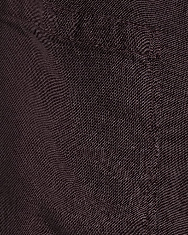 Purple Lyocell Scoop Back Playsuit