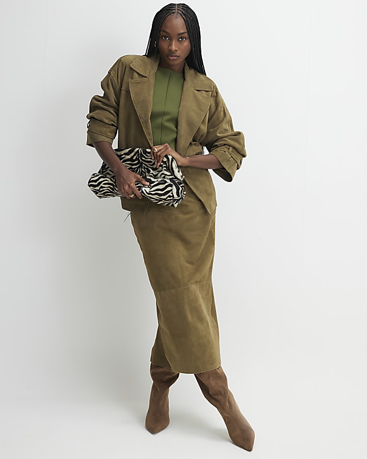 Green Fitted Knit Sleeveless Top