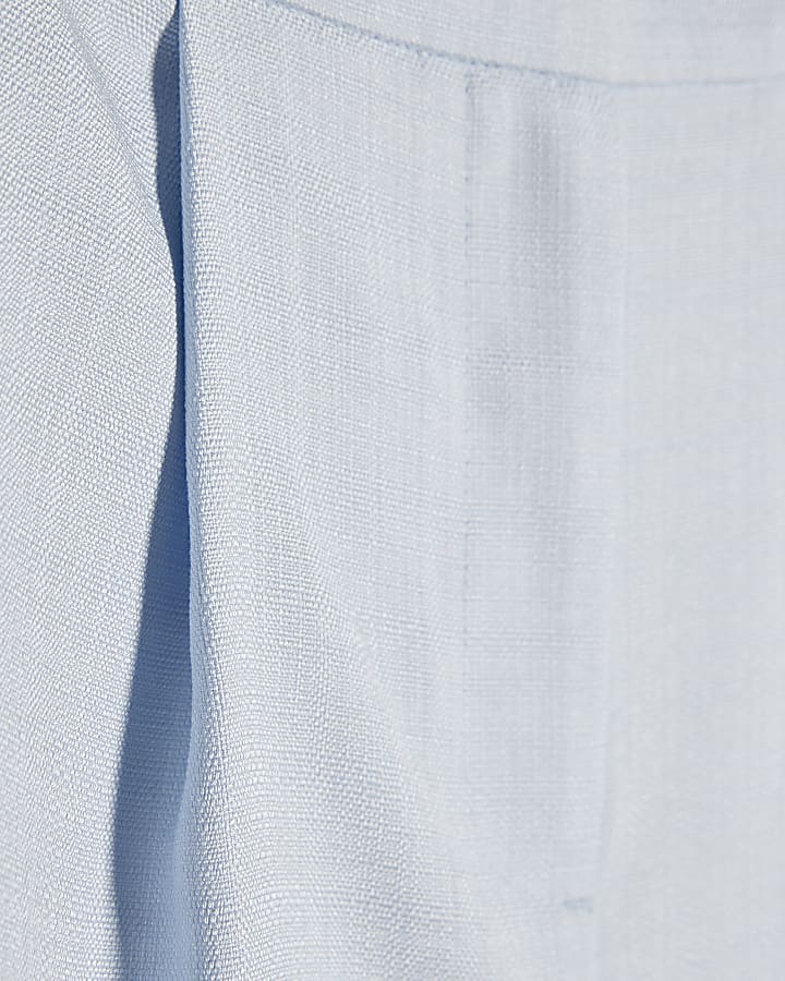 Blue Tailored Shorts