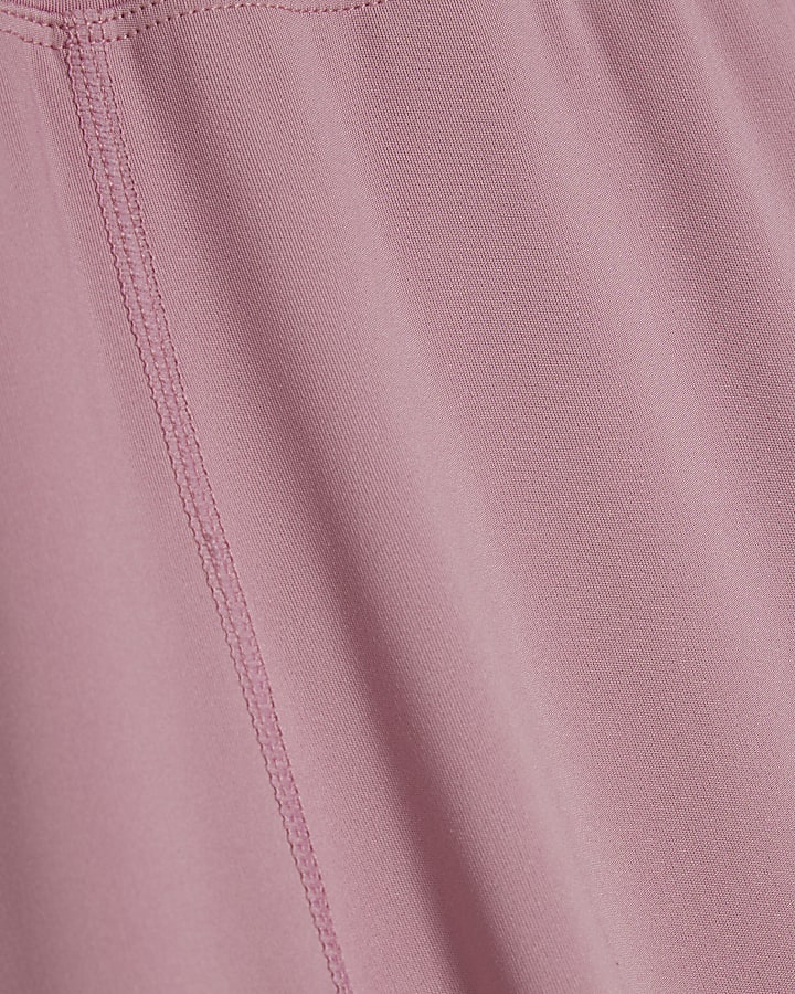 Pink High Waisted Kick Flare Leggings