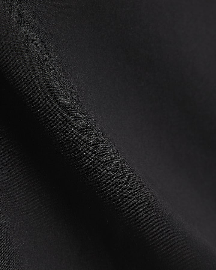Black Sleeveless Square Neck Bodysuit