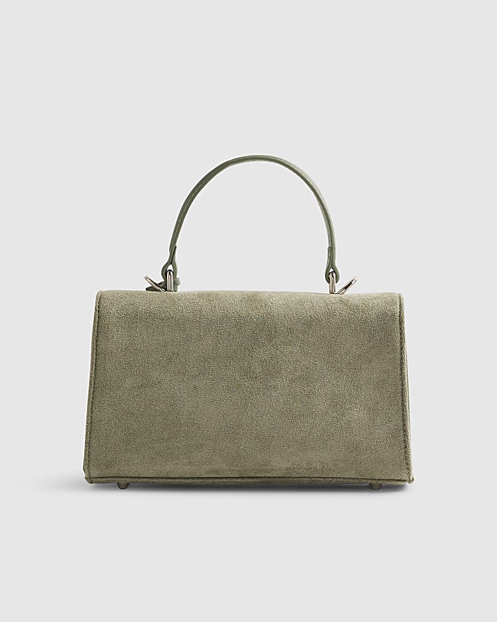 Green Lock Front Tote Bag