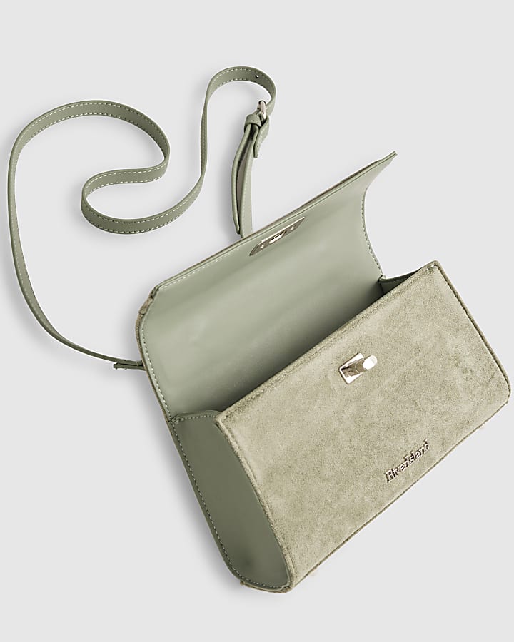 Green Lock Front Tote Bag