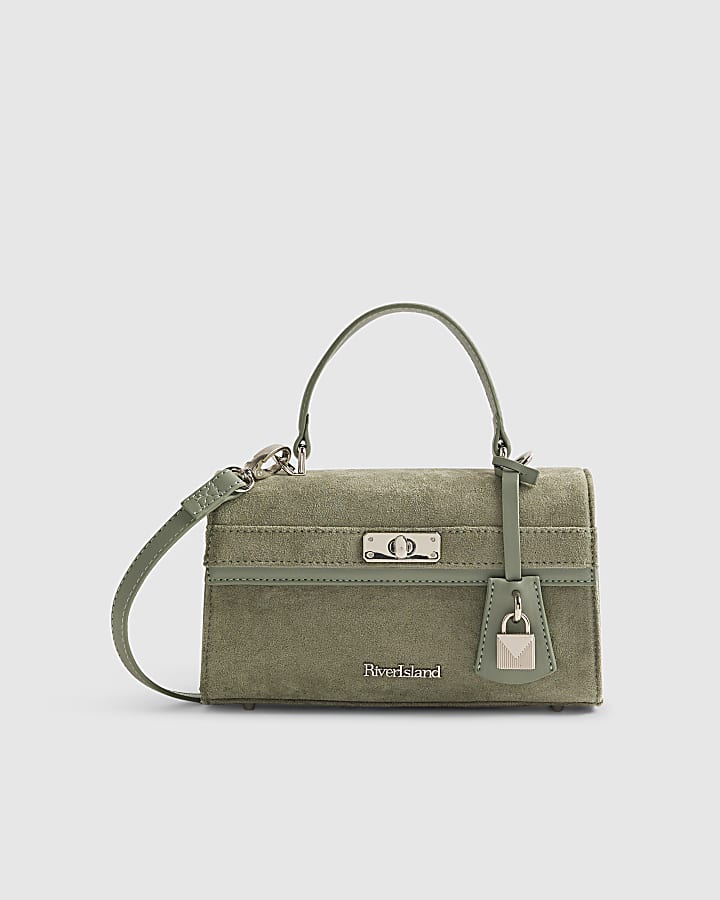 Green Lock Front Tote Bag