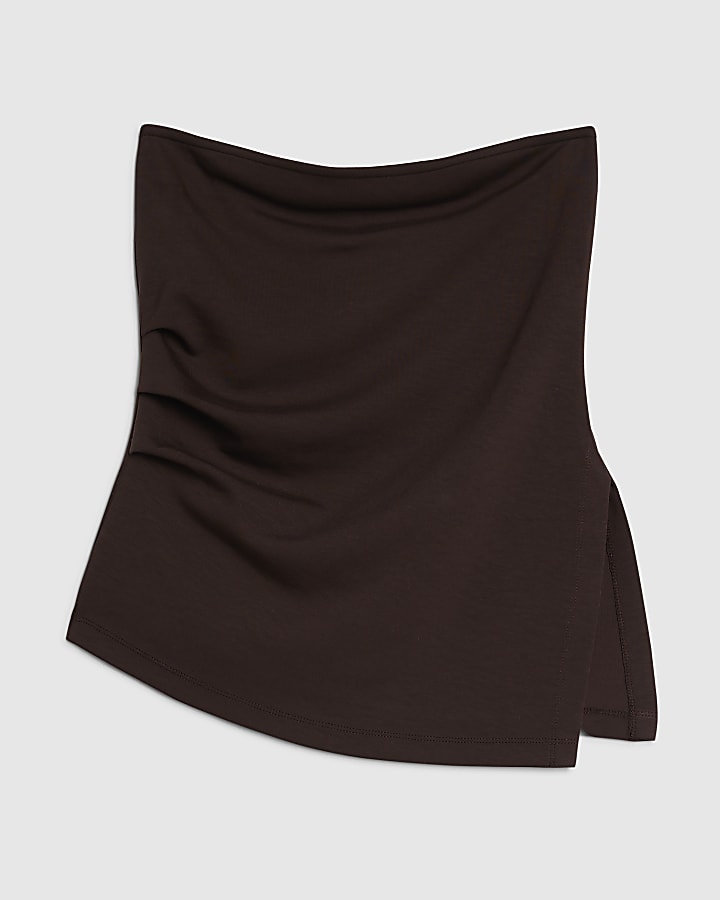 Brown Premium Bandeau Top