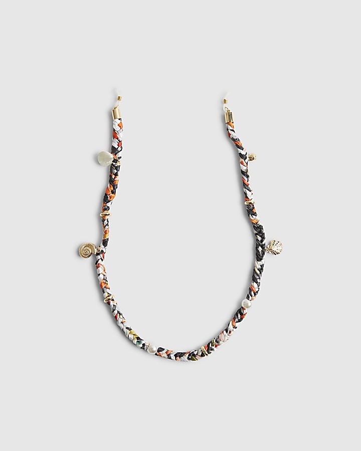 Orange Multi Charm Sunglasses Chain