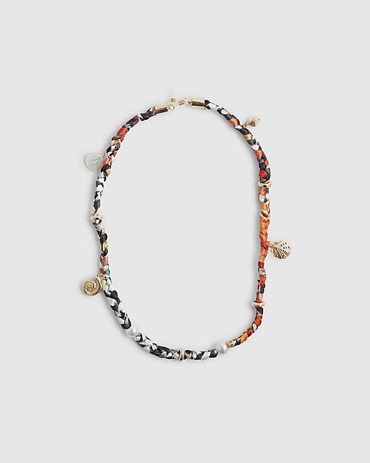 Orange Multi Charm Sunglasses Chain