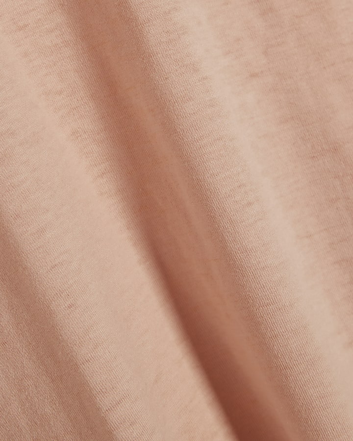 Pink Burnout Tank Top