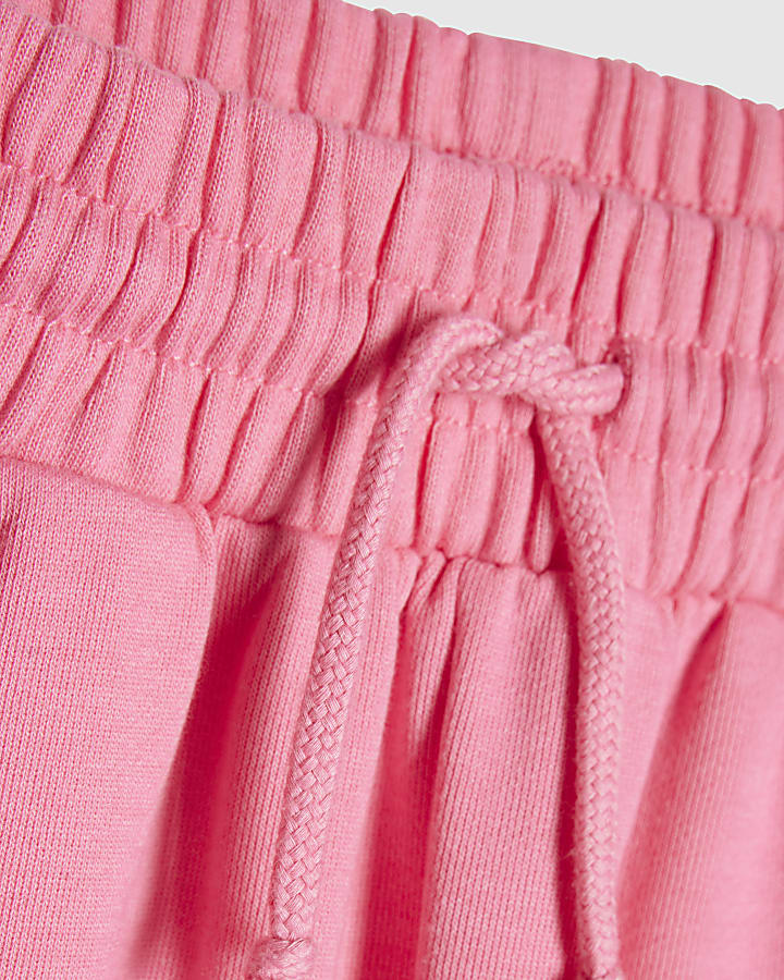 Pink Drawstring Shorts