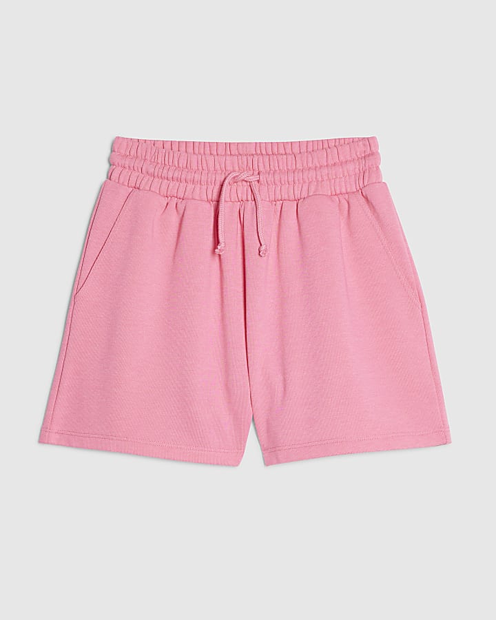 Pink Drawstring Shorts