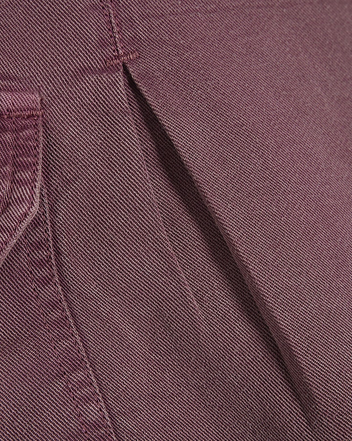 Pink Utility Wrap Skort