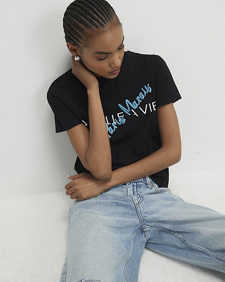 Black La Belle Vie T-shirt