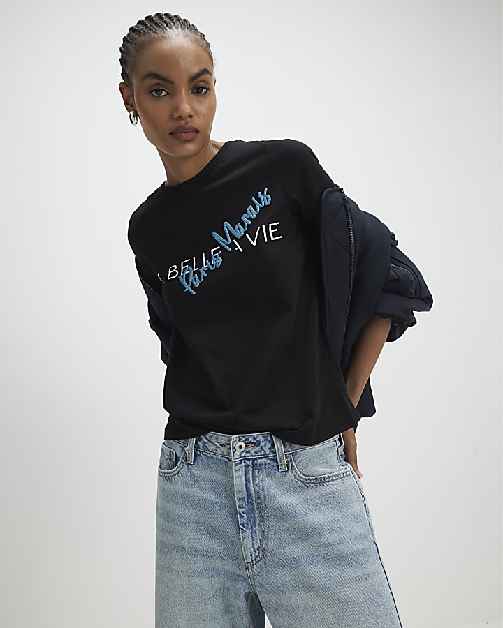 Black La Belle Vie T-shirt