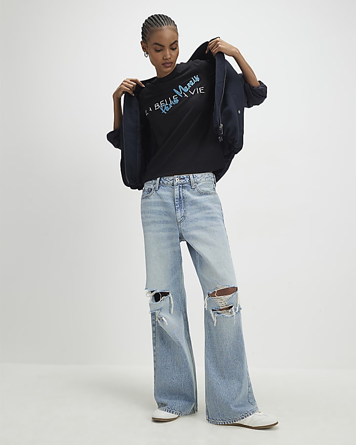 Black La Belle Vie T-shirt