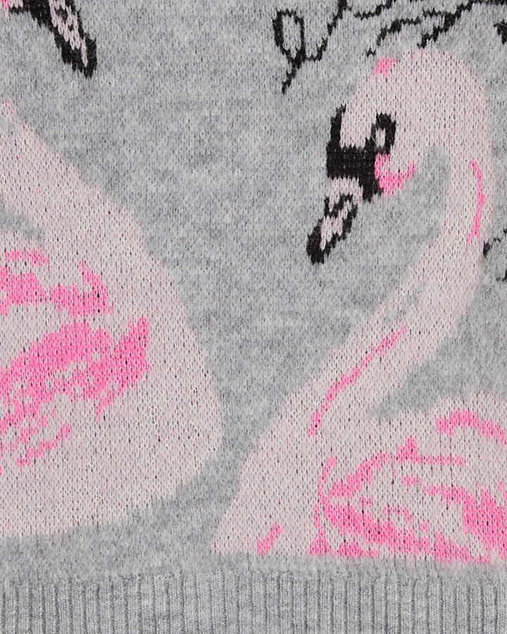 Grey Swan Crew Neck Jumper