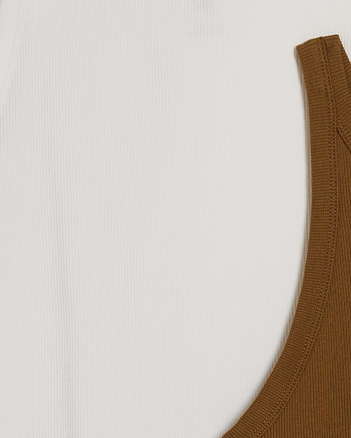 Black Sleeveless Tank Top Multipack