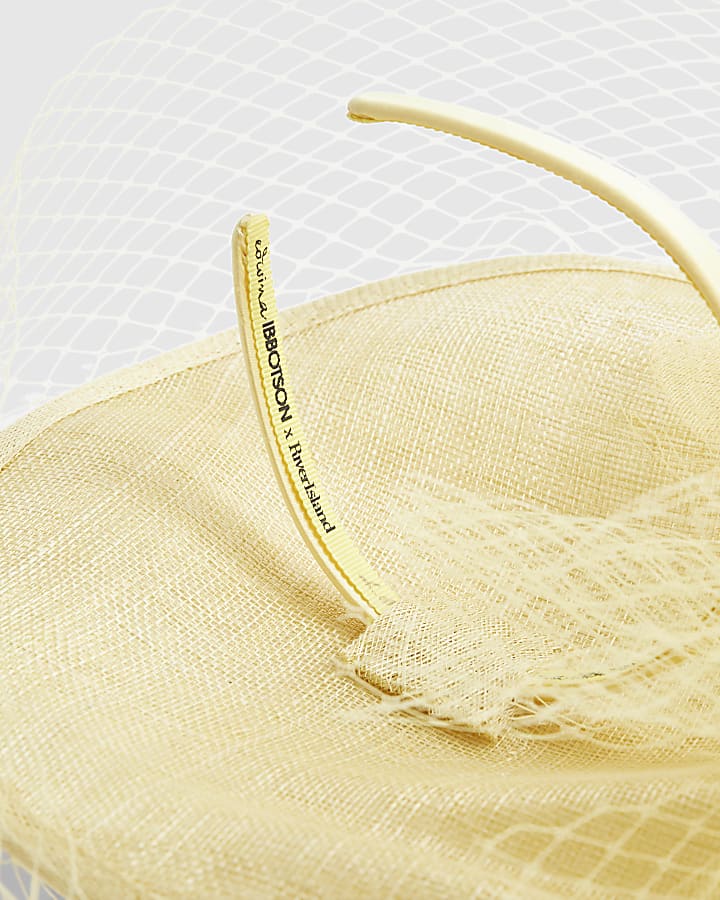 Yellow Premium Hailey Net Fascinator
