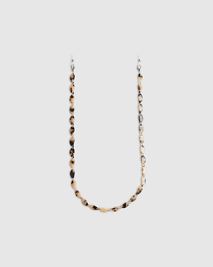 Brown Tortoise Shell Sunglasses Chain