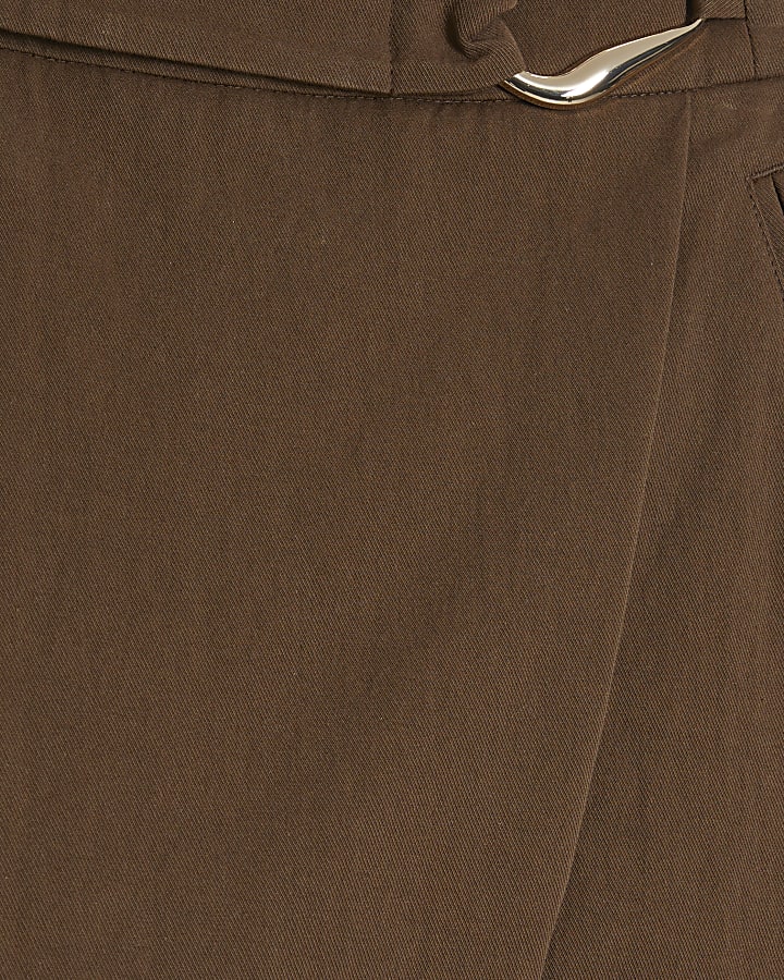 Brown Utility Skort