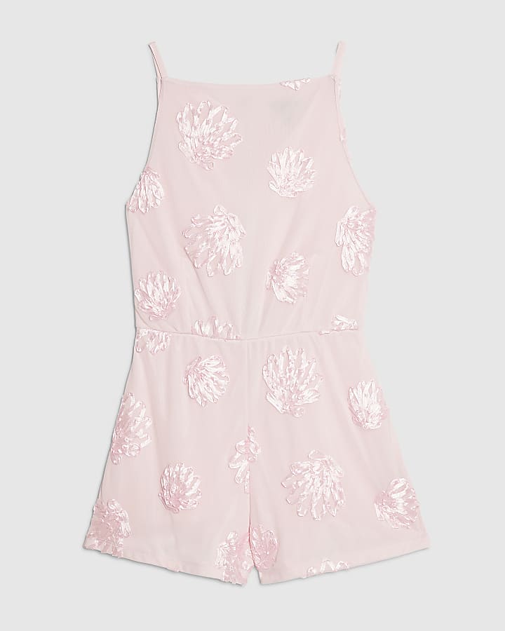 Pink Cornelli Shell Playsuit