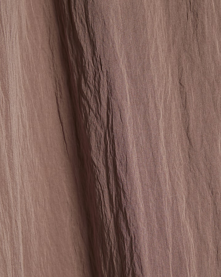 Brown Midi Full Skirt