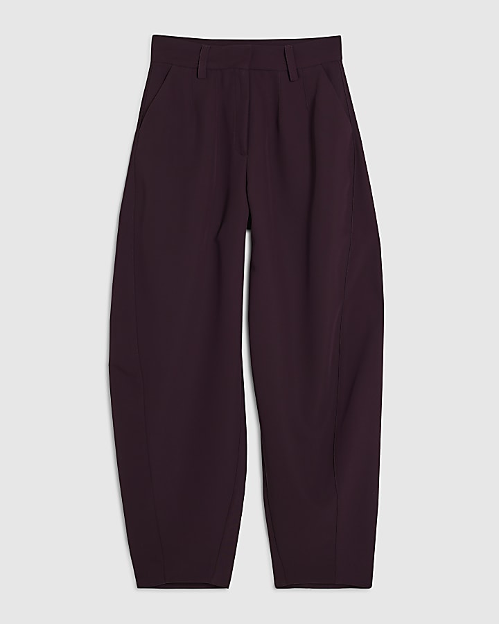 Red Tailored Hareem Trousers