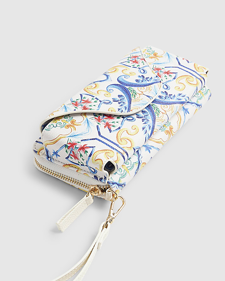Blue Sunglasses Phone Card Pouch