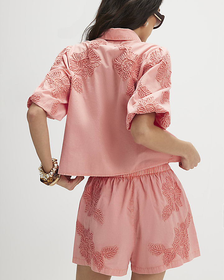 Pink Cornelli Shorts