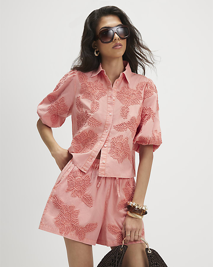 Pink Cornelli Shorts