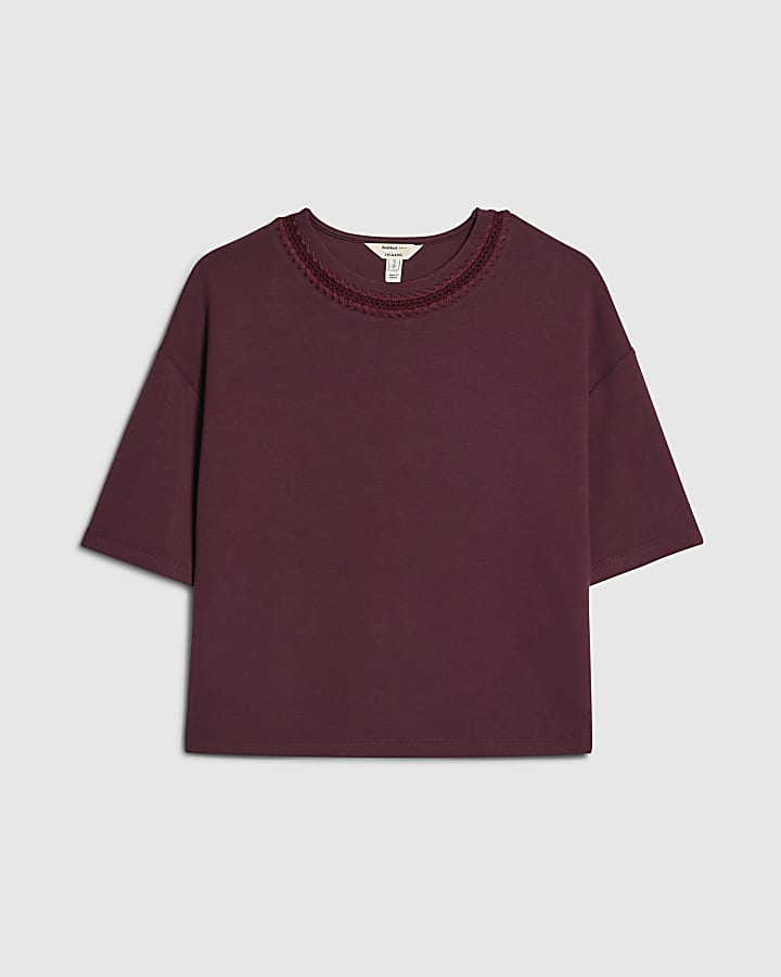 Red Premium Whipstitch T-Shirt