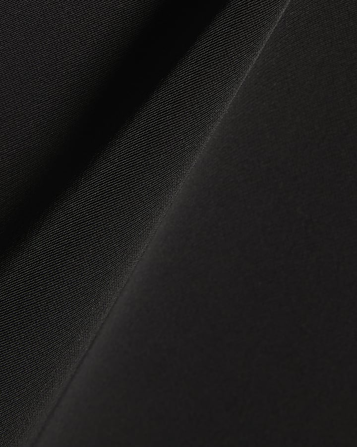 Black Contrast Trim Cami Top