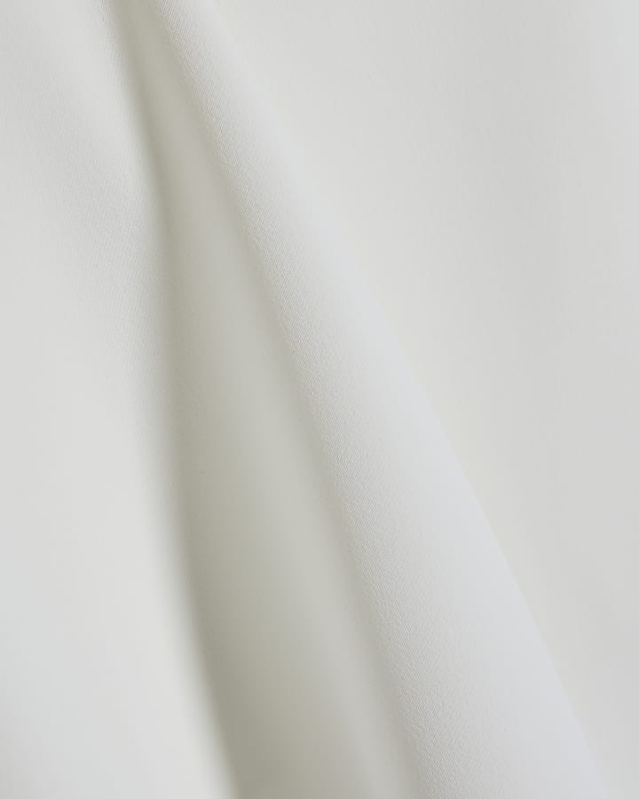 Cream Contrast Trim Cami Top