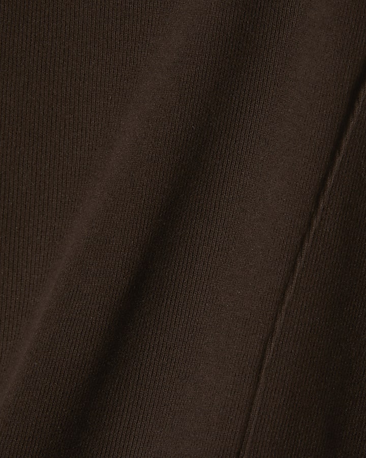 Brown Cosy Short Sleeve T-Shirt