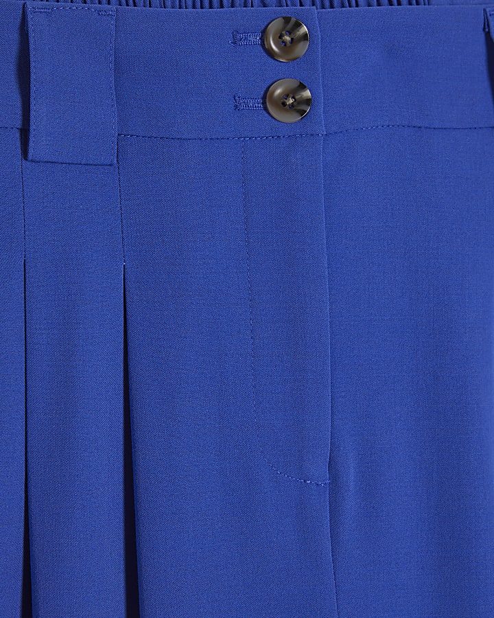 Blue Wide Leg Trousers