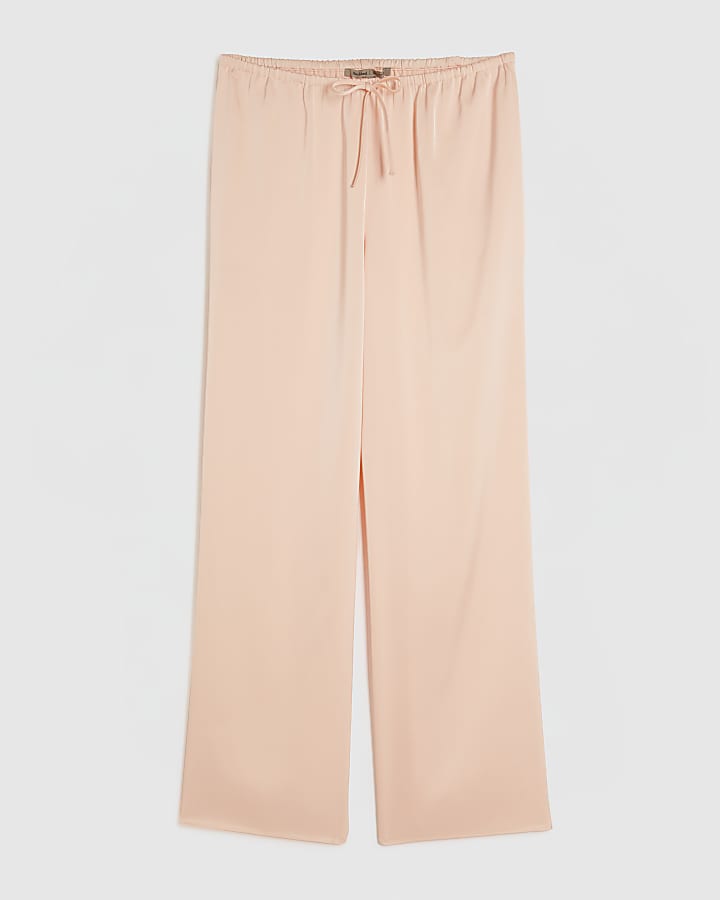 Pink Satin Trousers