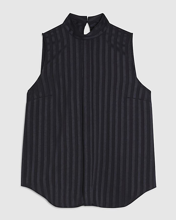 Navy Stripe Tunic Cami