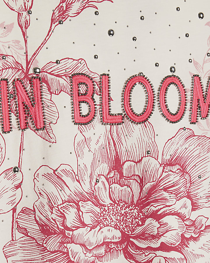 Pink Short Sleeve In Bloom T-shirt