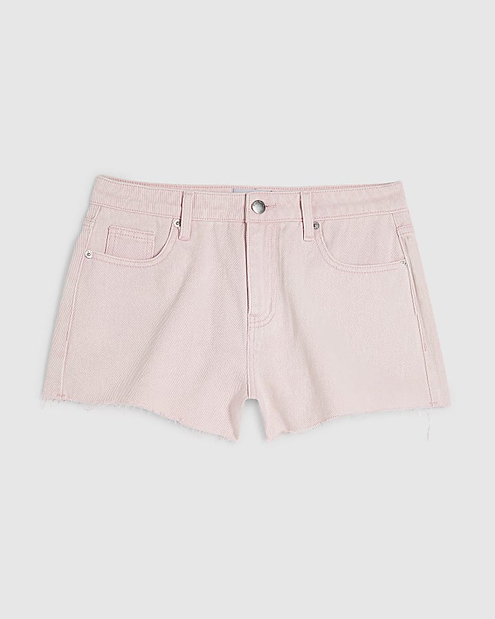 Pink Hotpant Denim Shorts