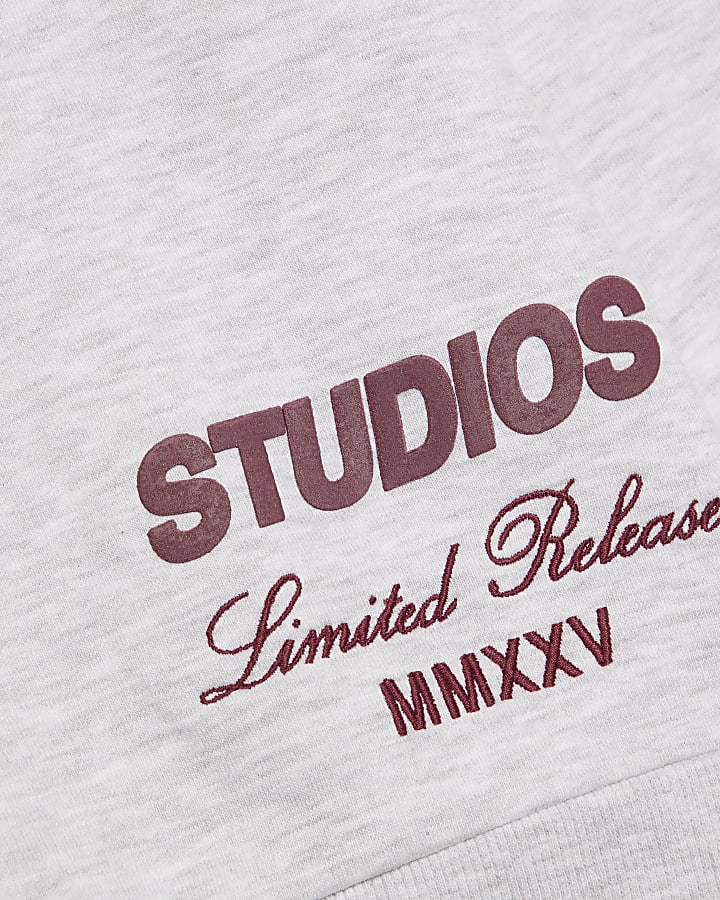 Grey Studio Graphic Oversized Sweatshirt