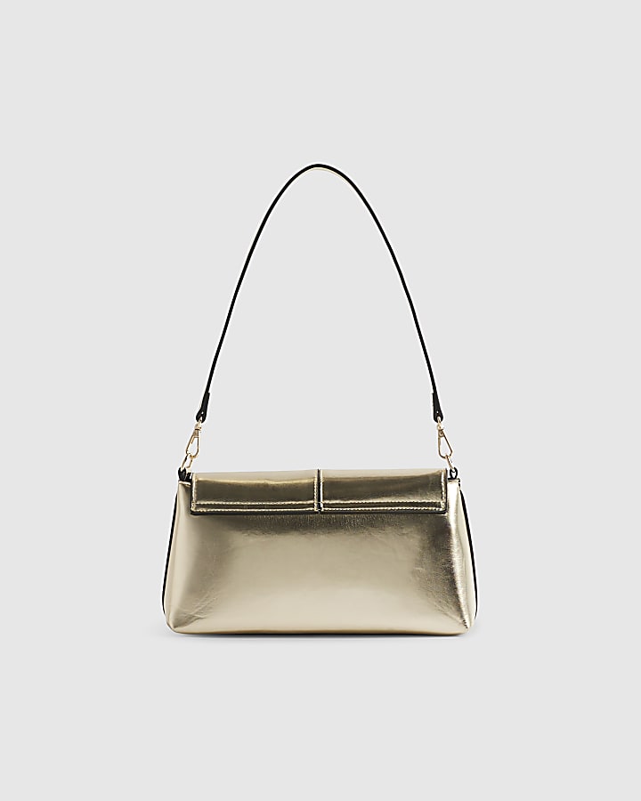 Gold Bar Front Clutch Bag