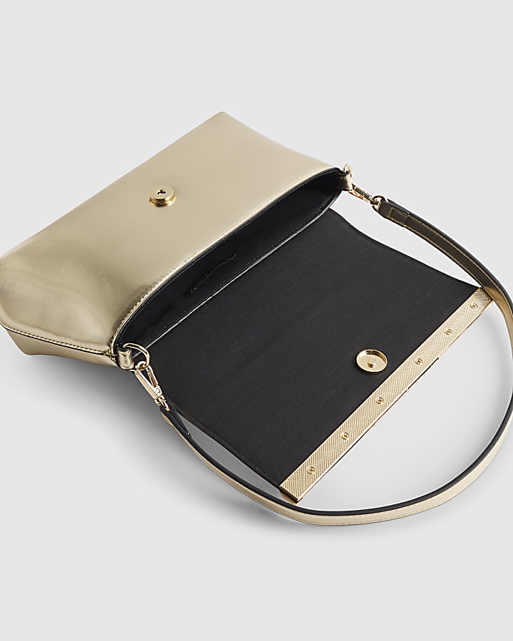 Gold Bar Front Clutch Bag