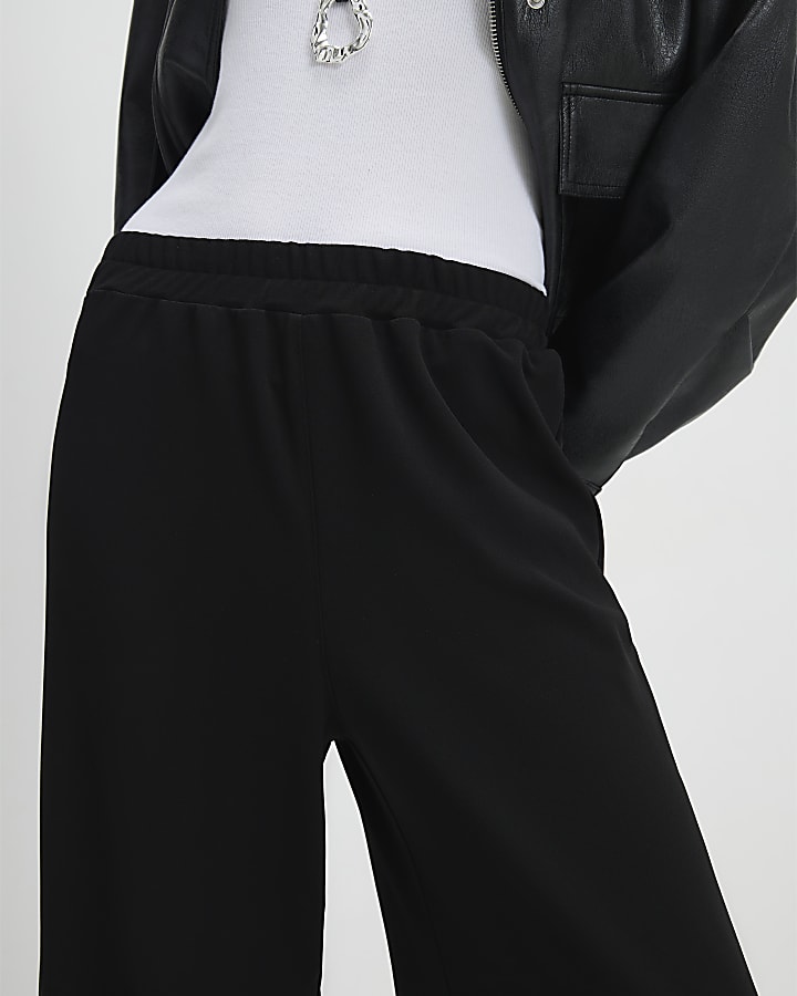 Black Wide Leg Trousers