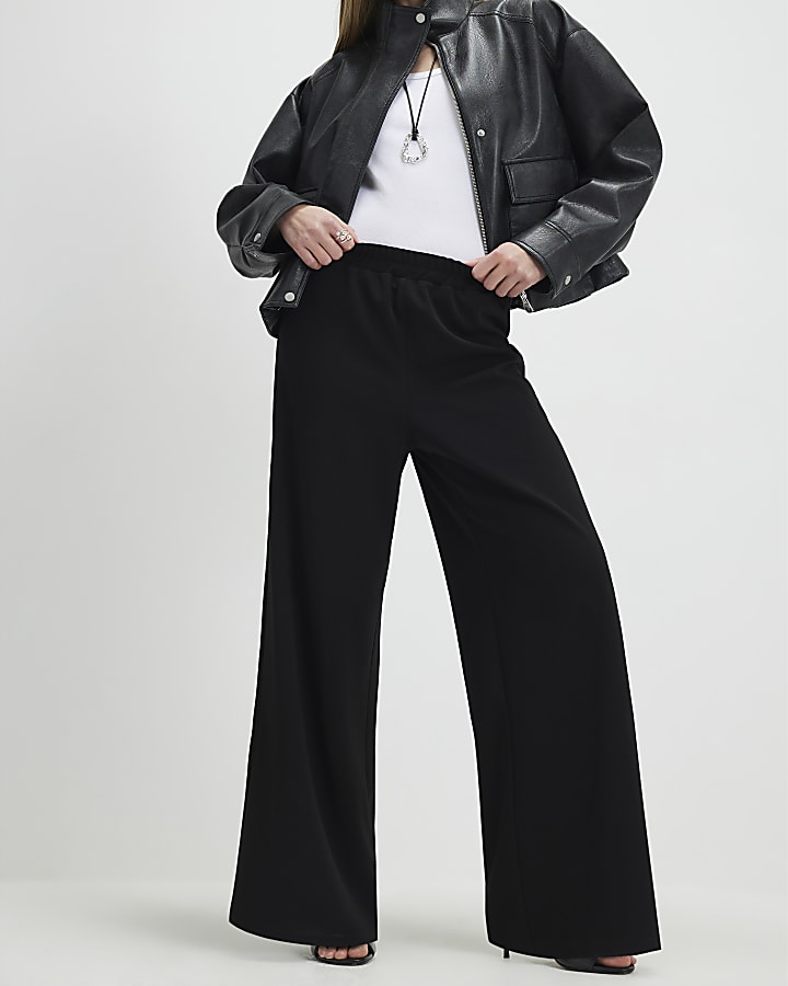 Black Wide Leg Trousers